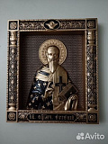 Резная икона Священномученик Евгений
