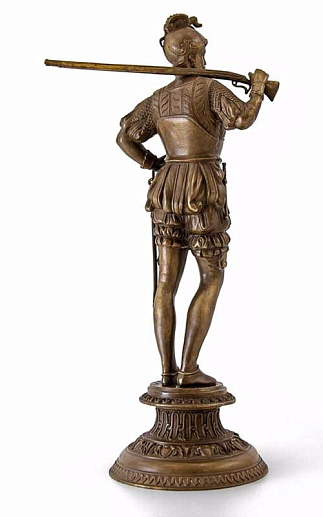 Бронзовая композиция "Швейцарец" (левый) купить с доставкой Бронзовая композиция "Швейцарец" (левый)