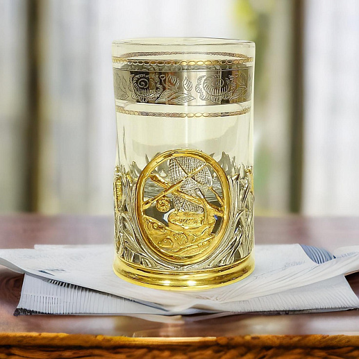 Подарочная стопка для водки "Рыбалка" купить с доставкой Подарочная стопка для водки "Рыбалка"