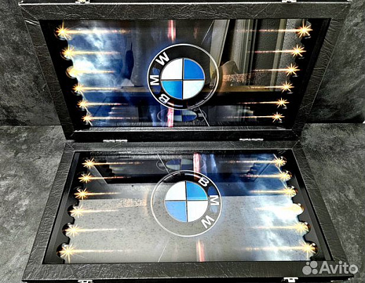 Подарочные нарды «BMW M5 Ангельские глазки» купить с доставкой Подарочные нарды «BMW M5 Ангельские глазки»